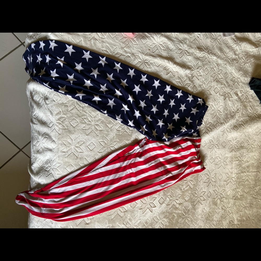 4th of July Stars and Stripes leggings